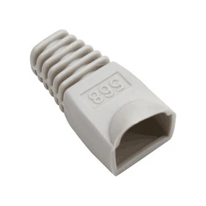 Dr-6290 Rj45 100Lü Paket Konnektör Koruma Kılıfı Gri (Papuç)