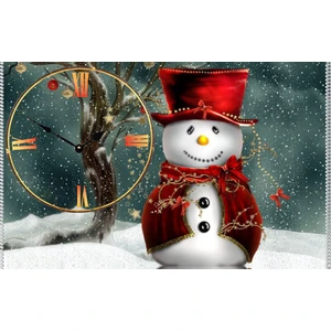 Ahşap  Yeniyıl Duvar Saati