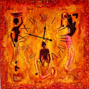 Ahşap Kare Duvar Saati