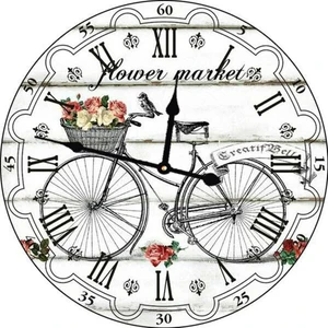 Ahşap  Yuvarlak Duvar Saati