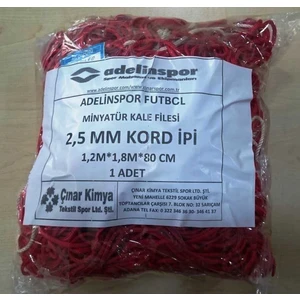 Minyatür Kale Filesi 120/180/60Cm 10*10 Göz 2,5 Mm Renkli