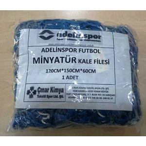 Minyatür Kale Filesi 120/150/ 60Cm 10*10 Göz 2,5 Mm Renkli İp