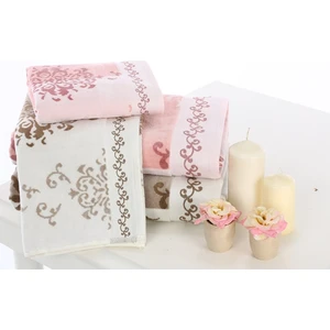 Emily Hamam Takımı Pudra-Kahverengi