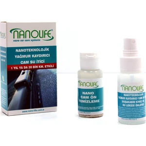 Nanolife 1 Yıl 20 Bin Km etkili Nano Cam Su itici / Yağmur Kaydırıcı 
