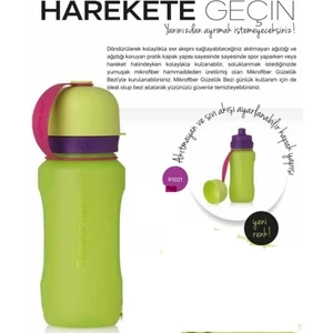 Yeşil Kapaklı Spor Matara