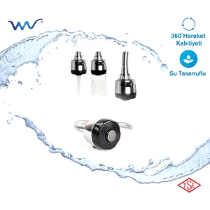 Oynar Başlıklı İki Fonksiyonlu Spiral Musluk Başlığı