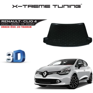 Xt Renault Clio 4 Bagaj Havuzu 3D Tasarım