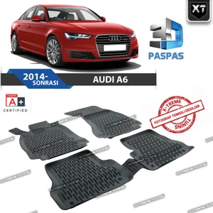 Xt Audi A6 C8 2014- Sonrası 3D Havuzlu Paspas