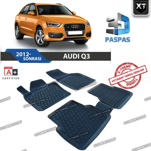 Xt Audi Q3 2012- Sonrası 3D Havuzlu Paspas