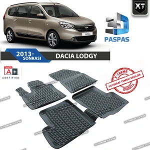 Xt Dacia Lodgy 2013- Sonrası 3D Havuzlu Paspas
