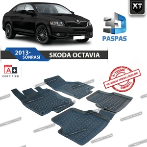 Xt Skoda Octavia 3D Havuzlu Paspas 2013- Sonrası
