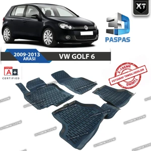 Xt Vw Golf 6 3D Havuzlu Paspas 2009-2012 Arası