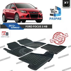 Xt Ford Focus 3 Hb 2012- Sonrası 3D Havuzlu Paspas
