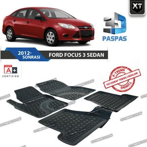 Xt Ford Focus 3 Sedan 2012- Sonrası 3D Havuzlu Paspas