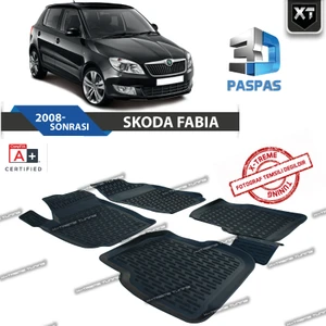 Xt Skoda Fabia 2008- Sonrası 3D Havuzlu Paspas
