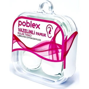 Vazelinli Pamuk Kulak Tıkacı 1 Çift (2 adet) Kutulu