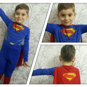 Superman Kostümü 6 - 8 Yaş (Medium)