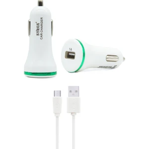 Micro Usb Kablolu & Usb Çıkışlı 1.0 A Araç Şarj Cihazı
