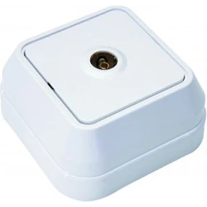 Sıva Üstü Tv Prizi Beyaz