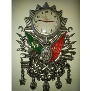 Dekoratif Osmanlı Devlet Arması Saat