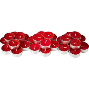 Mum Tealight Kırmızı Renkli 200 Adet