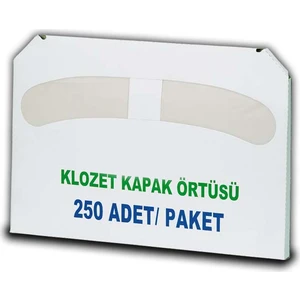Klozet Kapak Örtüsü 250 Adet(5 Paket)