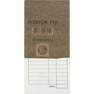 Adisyon Fişi Otokopili