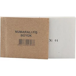 Numaralı Fiş Büyük