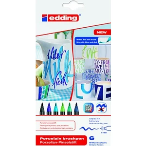 Porselen Kalemi 6'lı Set Soğuk Renkler Ed4200K6099