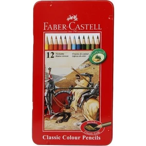 Metal Kutu Boya Kalemi 12 Renk