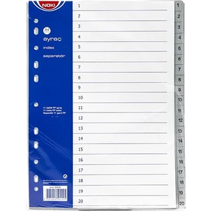 Seperatör 1-20 Rakamlı