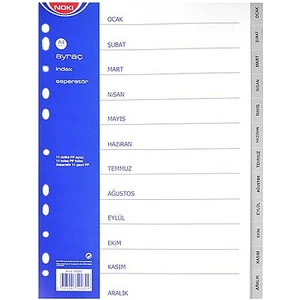 Seperatör Aylar (Ocak-Aralık)