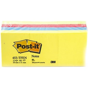 653Tf Not Kağıdı 38 x 51 Mm Tutti Frutti Pembe Tonları 12'li