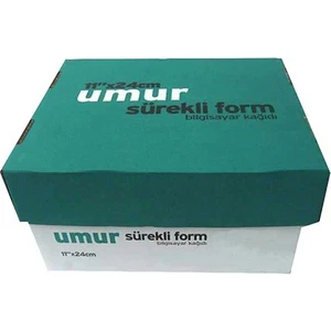 Sürekli Form 11 x 24 Cm 1 Nüsha 5.5 Perforeli 2000'li Paket