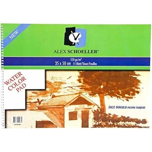 Schoeller Alex Spiralli Resim Defteri 35 x 50Cm 120Gr 15 Yaprak