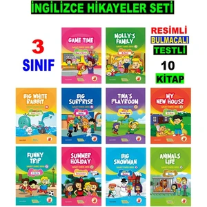 Akılyolu Publishing 3. Sınıf İngilizce Hikayeler Seti (10 Kitap) - Hasan Güneri