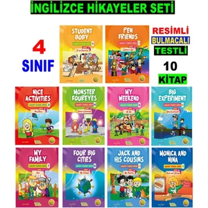 Akılyolu Publishing 4. Sınıf İngilizce Hikayeler Seti 10 Kit - Hasan Güneri