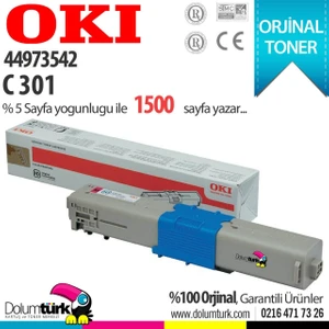 Oki 44973542 / C301 / MC342 Kırmızı Orjinal Toneri