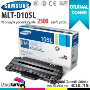 105 / MLT-D105L / ML-1910 / ML-1915 / SCX-4623 / SCX-4600 / SF-650 Orjinal Toner