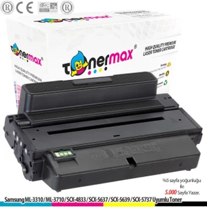 Toner Max® Samsung MLT-D205L / ML-3310 / ML-3312 / ML-3710 / SCX-4833 / SCX-5637 Muadil Toner