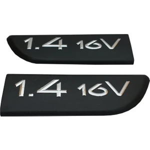 Bross Otomotiv Renault Megane MK2 Scenic MK2 için 2 Parça 1.4 16V Monogram Amblemi Yazısı 8200209128