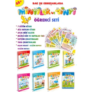Renkli Kalemler Mintiler Ve Tinti 48Ay+ Eğitim Seti (Bak Şu Konuşanlara) Yıldız Set