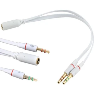 4652 3.5mm Kulaklık Mikrofon Çoklayıcı Switch Splitter