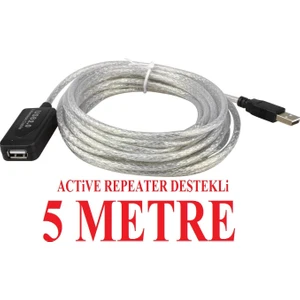 4636 Aktif USB Uzatıcı Uzatma Kablosu 5 Metre