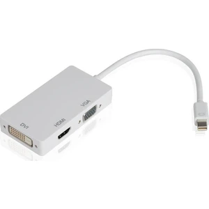 4639 Mini Displayport Hdmi Vga Dvi Çevirici Dönüştürücü Adaptör Thunderbolt Display Port Kablosu