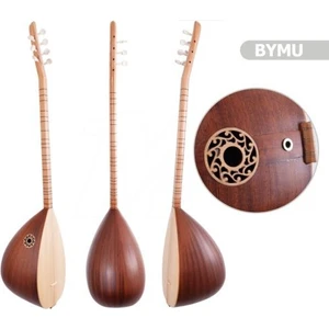 Bağlama Yaprak Maun Uzun Bymu+Kılıf Hediyeli