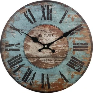 Ahşap Yuvarlak Duvar Saati