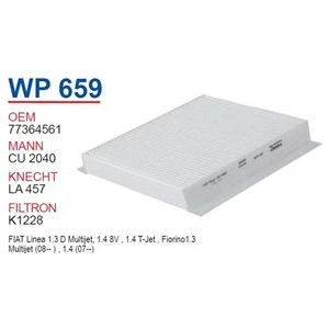 Fıat Linea - Fiorino Polen Filtresi Oem No: 77364561