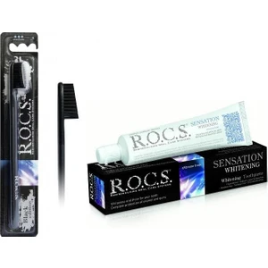 Sensation Whitening Diş Macunu & Black Diş Fırçası