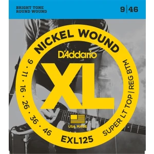 EXL125 Super Light Top / Regular Bottom Elektro Gitar Teli (9-46)